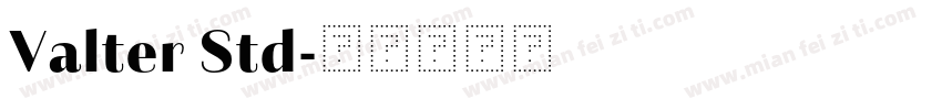 Valter Std字体转换